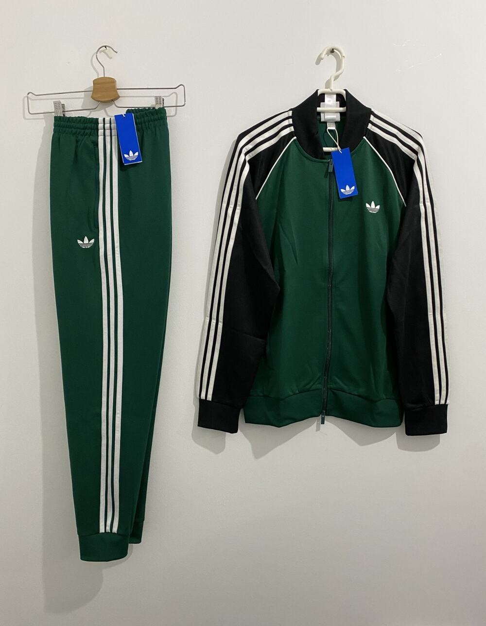 Adidas Originals Classics Superstar Tracksuit Collegiate Green White Size XL